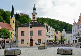 Marktplatz und Radhaus, Riedenburg