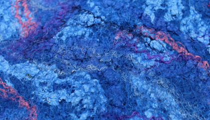 art color felt background texture, wool handmade textile