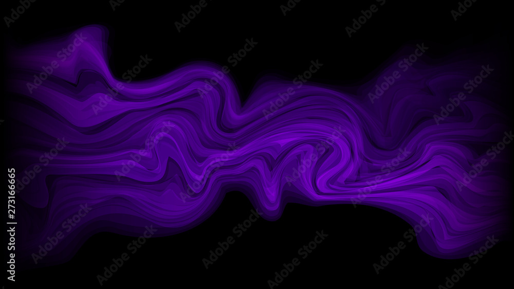 Canvas Prints dark purple abstract fluid flow gradient with geometric lines