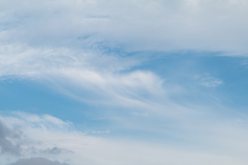 Obraz premium blue sky and white clouds background