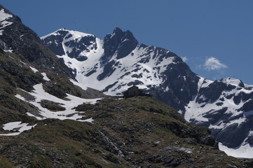 Panorama in val seriana rifugio Brunone Alpi bergamasche