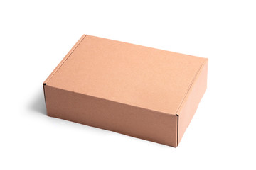 Box, parcel isolated on white background
