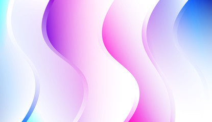 Creative Background With Wave Gradient Shape. For Your Design Wallpapers Presentation. Colorful Vector Illustration.