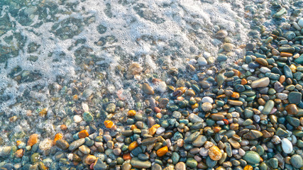 stones on the sea coast