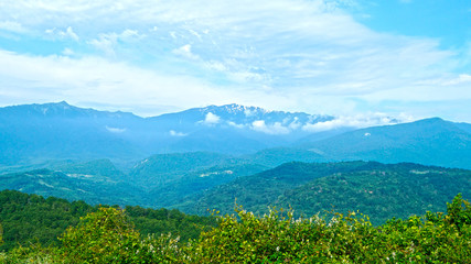 Naklejka premium summer caucasus mountains