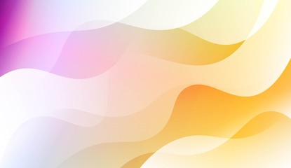 Fototapeta premium Abstract Wavy Background. For Futuristic Ad, Booklets. Vector Illustration with Color Gradient.