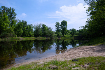 Beatiful lakes in Gomel region