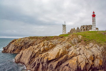 Fototapeta na wymiar Saint Mathieu Lighthouse