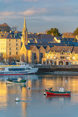 Fototapeta premium Pretty Seaside French Town