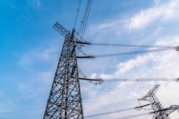 High voltage pole
