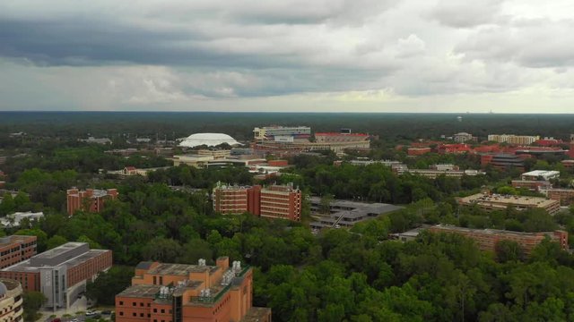 UF campus Gainesville FL 4k 30p stock footage