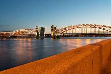 Obraz premium bridge at night