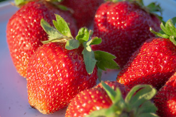 strawberry from a private garden