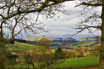 View of Thorpe Cloud, from Ashbourne, Derbyshire