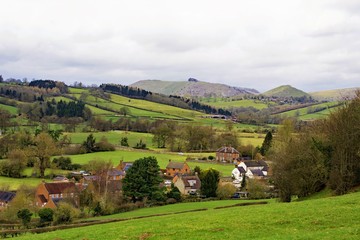 Fototapeta na wymiar The village of Okeover, near Ashbourne, Derbyshire
