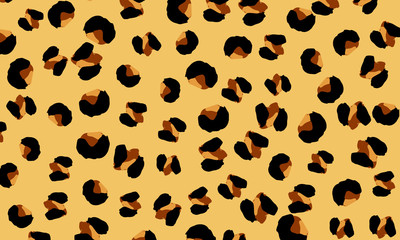 Leopard print. Animal skin pattern.