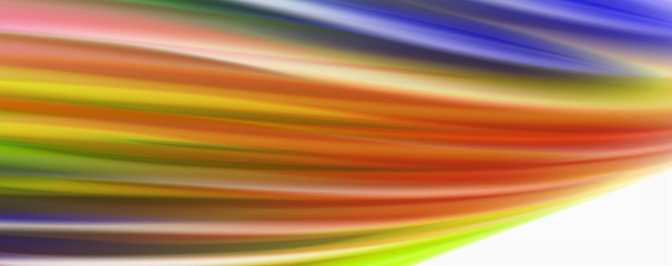 Modern techno Fluid color flow on white colorful poste. Art for your design