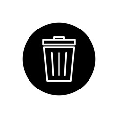 Trash icon. trash can icon. Delete icon vector