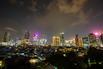 Fototapeta na wymiar Jakarta Skyline