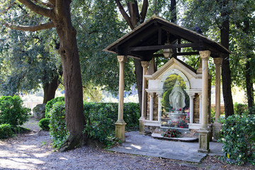 Villa Negrotto Cambiaso and Parco Comunale, (dedication) in Arenzano, Liguria, Italy