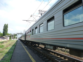 Obraz premium train at station