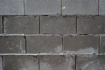 Concrete bricks.