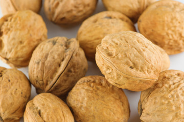 walnut isolated on white background