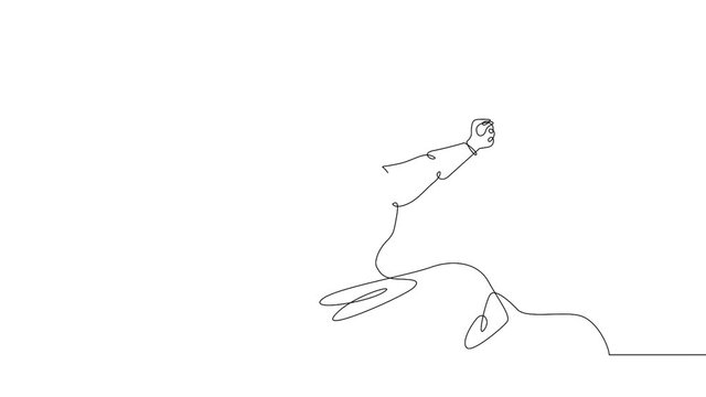 Self drawing simple animation of single continuous one line drawing morning, bedroom, home, bed, waking, relax, wake, wake up  . Drawing by hand, black lines on a white background.