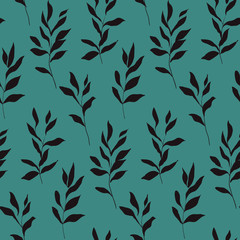 Branches seamless pattern