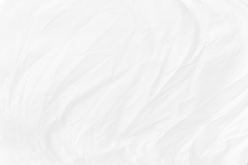 Fototapeta premium Sofe fale białe jedwabne tkaniny abstrakcyjne tło luksusowe.