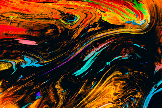 Abstract marbling art patterns  as colorful background