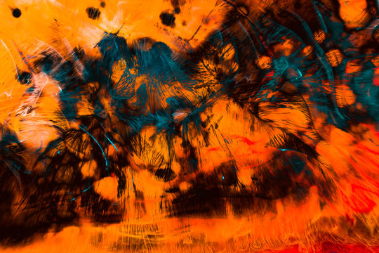 Abstract marbling art patterns  as colorful background
