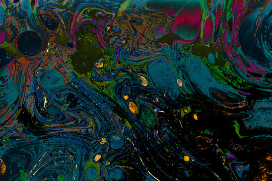 Abstract marbling art patterns  as colorful background