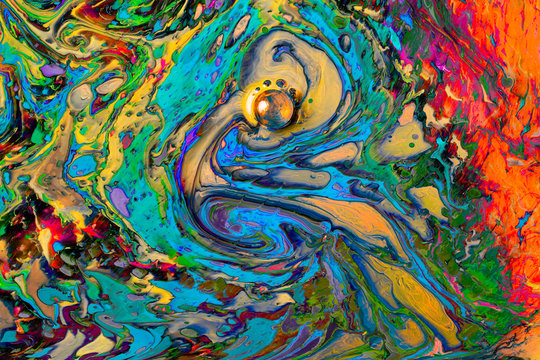 Abstract marbling art patterns  as colorful background