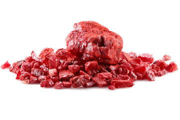 cinnabar isolated on white background