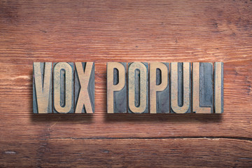 vox populi wood