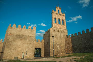 Carmen Gateway and towers in the large wall around Avila