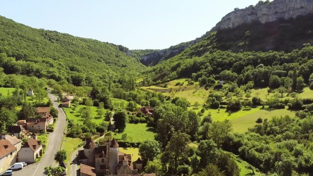 Autoire village in the Dordoigne France