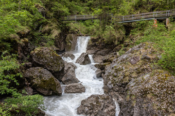 Bürser Schlucht, Vorarlberg, Austria - the most beautiful landscapes in the Alps with an almost...