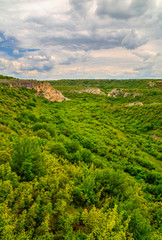 Beautiful summer landscape in mountain range