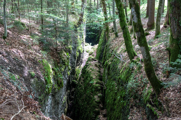 Bürser Schlucht, Vorarlberg, Austria - the most beautiful landscapes in the Alps with an almost...