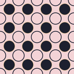 Geometric seamless repeat pattern. Vector illustration.