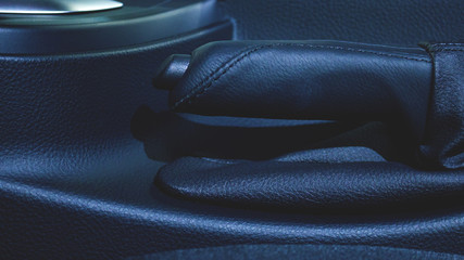 Car interior - hand brake © Borys