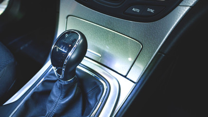 Car interior - gear stick