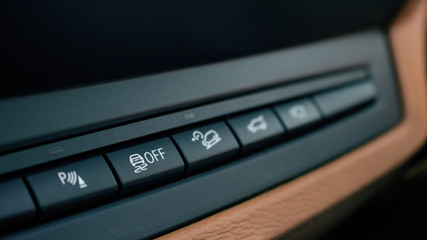 Fototapeta Car Interior - dashboard buttons obraz