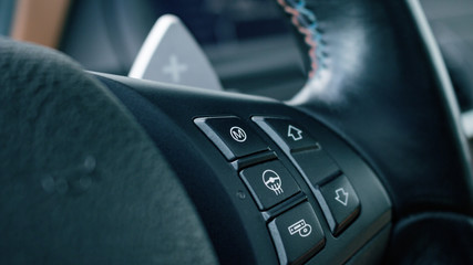 Car Interior - steering wheel