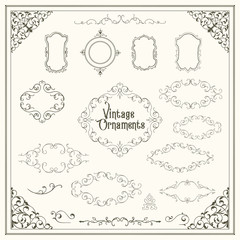 Vintage Ornaments - A set of classic, victorian style ornaments.