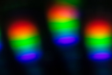 Futuristic Science Fiction Rainbow Holographic Background Compact Disc