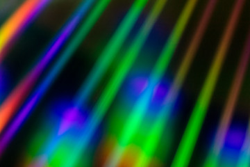 Futuristic Science Fiction Rainbow Holographic Background Compact Disc