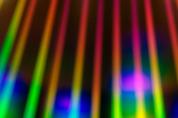 Futuristic Science Fiction Rainbow Holographic Background Compact Disc